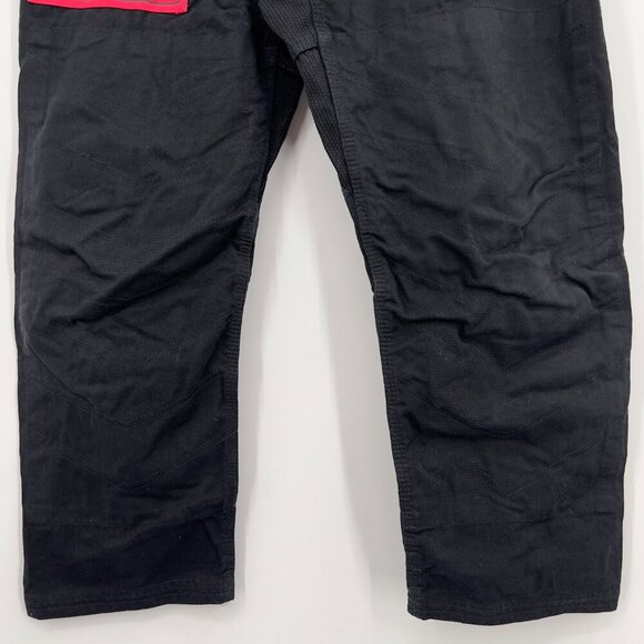 Hyperfly Jiu Jitsu Gi Pants A2S Black Red Patch Make It Feel Like 100kg Mens - Picture 3 of 12